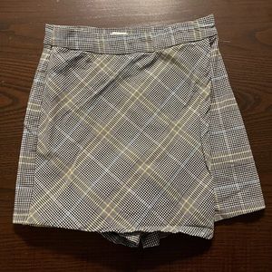 Garage Plaid Skort